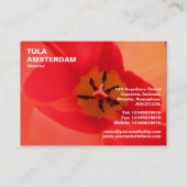 In einem Tulip Visitenkarte (Rückseite)