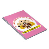 IN EINEM WORT VON BAGELS, SEIN EIN SPENDE NOTIZBLOCK (Rechte Seite)