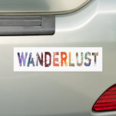 In einem Wort: Wanderlust Autoaufkleber (Auf Auto)