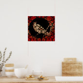 In einem Zirkel über Kunst Poster (Küche)