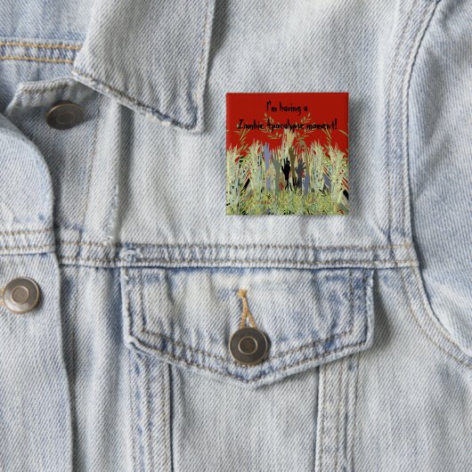 In einem Zombie-Garten Button (Beispiel)