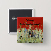 In einem Zombie-Garten Button (Vorne & Hinten)