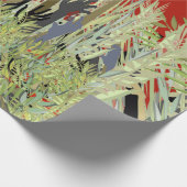 In einem Zombie-Garten Geschenkpapier (Ecke)