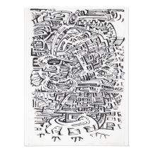 In einem Zwischen-Ort-Farbton zeichnend India