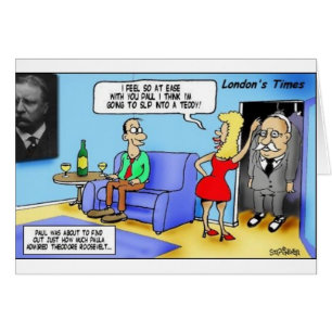 In einen Teddy gehen..Roosevelt Funny Gifts Tasse