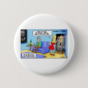 In einen Teddy gehen..Roosevelt Funny Gifts Tasse  Button