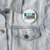 In einen Teddy gehen..Roosevelt Funny Gifts Tasse Button (Beispiel)