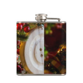 In einen Weihnachtsbaum Flachmann (Rückseite)