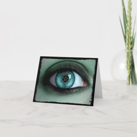 In einer Augennotizkarte Karte (Vorderseite)