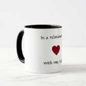 In einer Beziehung Rabbit Tasse (Vorderseite Links)