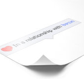 In einer Beziehung zu Bacon Fotodruck (Ecke)