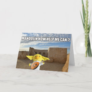 In einer Galaxie weit, weit weg. Grußkarte Karte