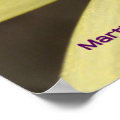 In einer gelben Dämmerung Poster (Ecke)