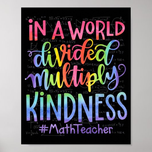 In einer geteilten Welt multiplizieren Kindness Ma Poster (Vorne)