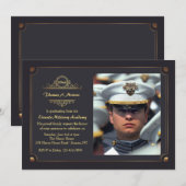 In einer großartigen Art-Foto-Abschluss-Einladung Einladung (Vorne/Hinten)