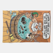 In einer Hot Tube eiskalt Geschirrtuch (Horizontal)