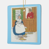 In einer Hütte in Fife lebte ein Mann und seine Eh Keramikornament (Links)