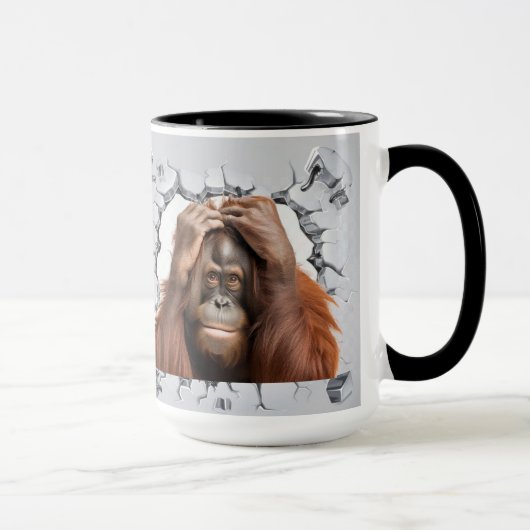in einer Mauer gefangen Tasse (Rechts)
