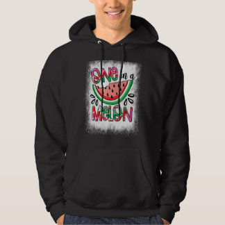 In einer Melone gebleicht Wassermelone Sommerfrüch Hoodie