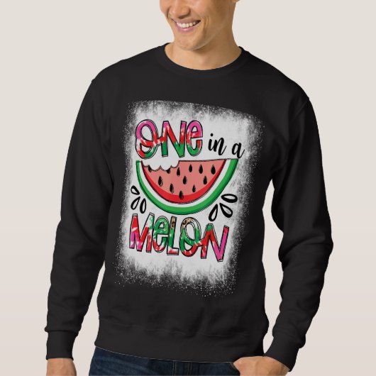 In einer Melone gebleicht Wassermelone Sommerfrüch Sweatshirt (Vorderseite)
