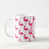 In einer Menge der Tauben, seien Sie ein Flamingo Kaffeetasse (Links)
