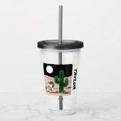 In einer Mondlichtwüste Acryltrinkbecher (Vorderseite)