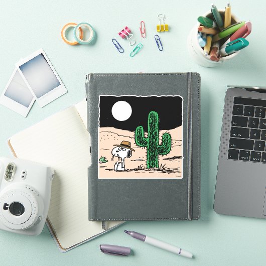 In einer Mondlichtwüste Aufkleber (iPad Hülle)