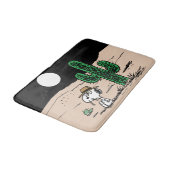 In einer Mondlichtwüste Badematte (Schrägansicht)