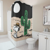 In einer Mondlichtwüste Duschvorhang (Beispiel)