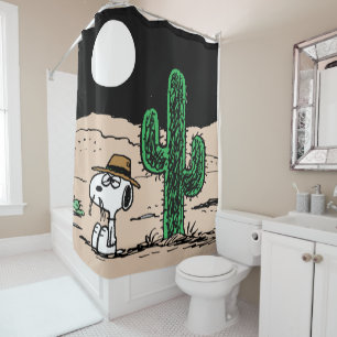 In einer Mondlichtwüste Duschvorhang