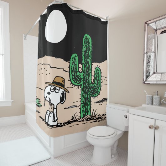 In einer Mondlichtwüste Duschvorhang (Beispiel)