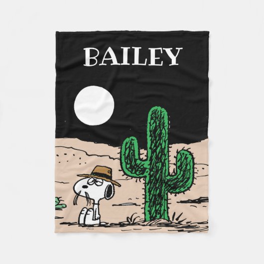 In einer Mondlichtwüste Fleecedecke (Vorderseite)