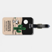 In einer Mondlichtwüste Gepäckanhänger (Rückseite horizontal)