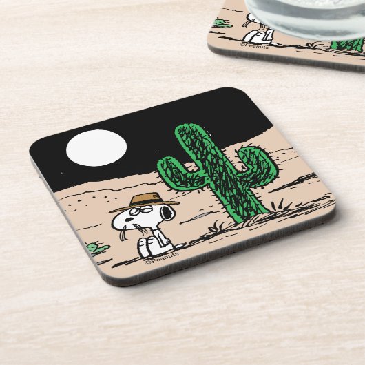 In einer Mondlichtwüste Getränkeuntersetzer (Linke Seite)