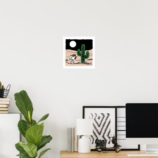 In einer Mondlichtwüste Poster (Heimbüro)