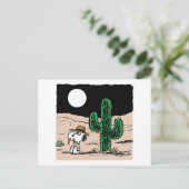 In einer Mondlichtwüste Postkarte (Stehend Vorderseite)