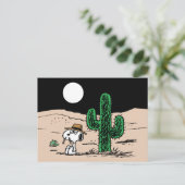 In einer Mondlichtwüste Postkarte (Stehend Vorderseite)