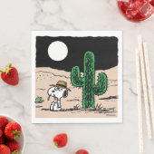 In einer Mondlichtwüste Serviette (Beispiel)