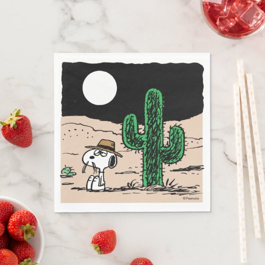 In einer Mondlichtwüste Serviette (Beispiel)