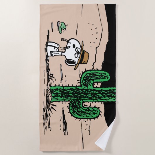 In einer Mondlichtwüste Strandtuch (Vorderseite)