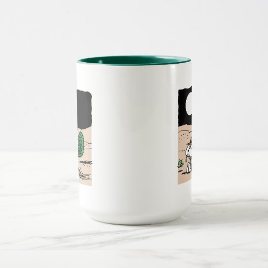 In einer Mondlichtwüste Tasse (Zentrum)