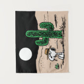 In einer Mondlichtwüste Wandteppich (Vorderseite)