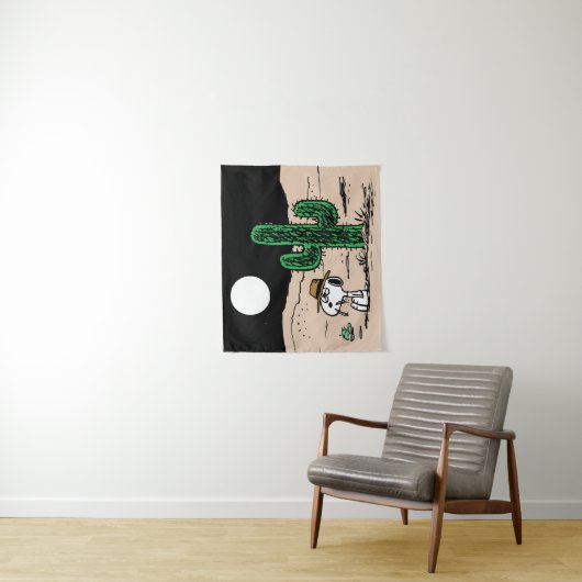 In einer Mondlichtwüste Wandteppich (Beispiel)