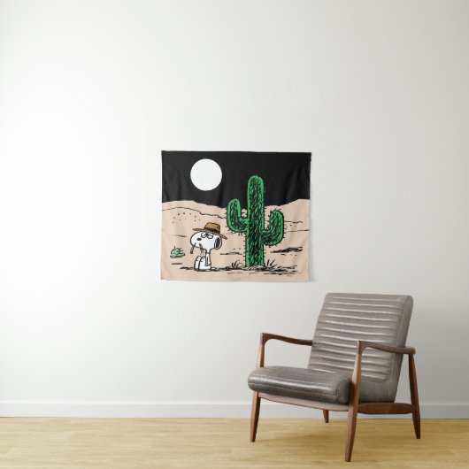 In einer Mondlichtwüste Wandteppich (Beispiel (Horizontal))