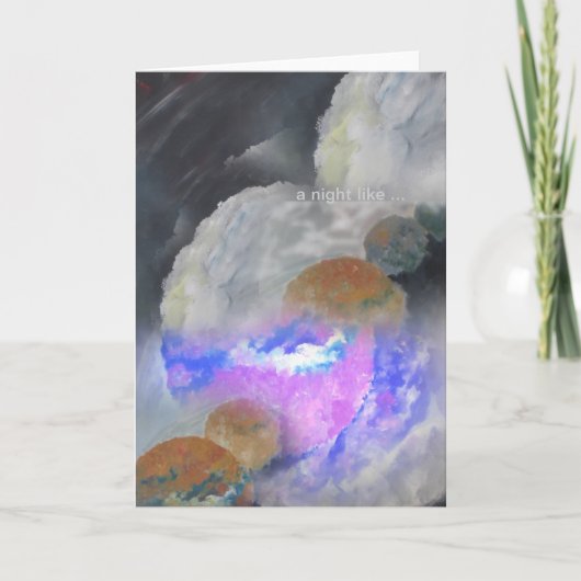 In einer Nacht wie dieser Karte (Vorderseite)