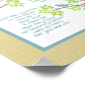 In einer Orchard-Print (Robin & Sparrow) Poster (Ecke)