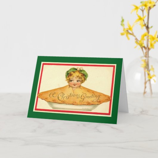 In einer Pastete gebacken Karte (Gelbe Blume)