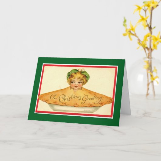 In einer Pastete gebacken Karte (Gelbe Blume)