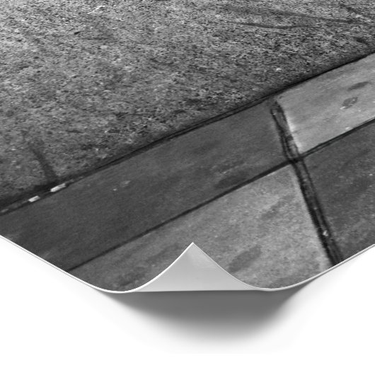 In einer Regenbogenstadt Poster (Ecke)