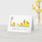 in einer Reihe Karte (Gelbe Blume)